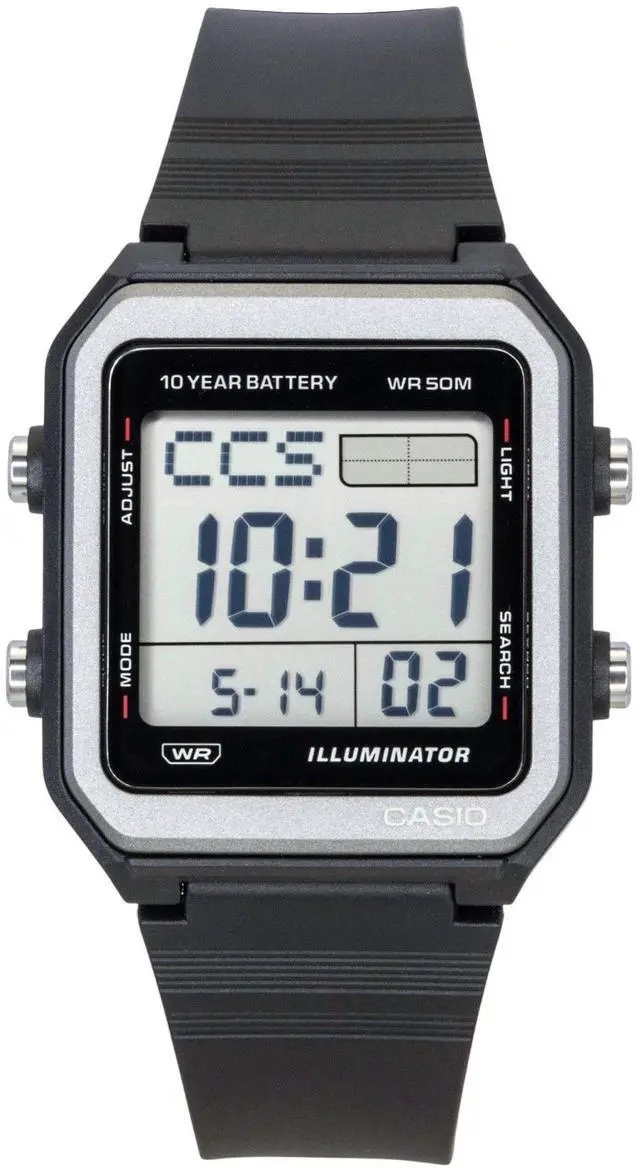 Main image of Casio Digital Resin Strap Quartz W-221H-1AV Unisex Watch