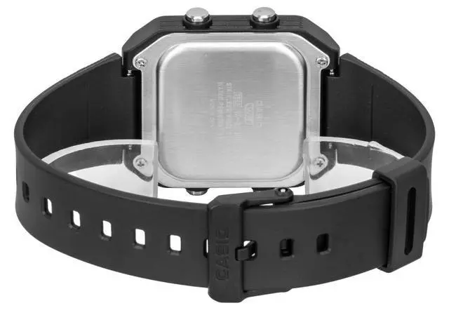 Alt view image 4 of 5 - Casio Digital Resin Strap Quartz W-221H-1AV Unisex Watch
