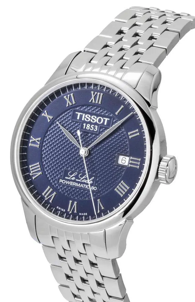 Alt view image 2 of 3 - Tissot Le Locle Automatic Stainless Steel Blue Dial T006.407.11.043.00 Men's Watch