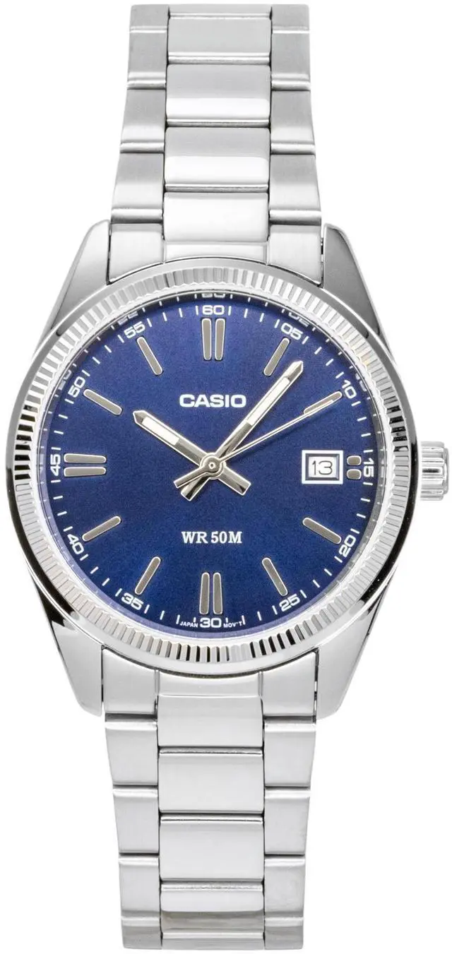 Main image of Casio Analog Stainless Steel Blue Dial Quartz UTP-1302PD-2A1V Unisex Watch