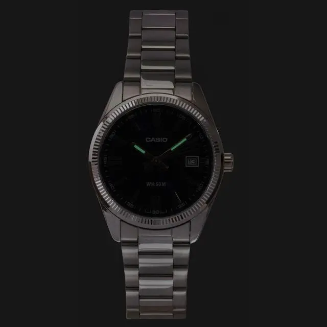 Alt view image 2 of 4 - Casio Analog Stainless Steel Blue Dial Quartz UTP-1302PD-2A1V Unisex Watch
