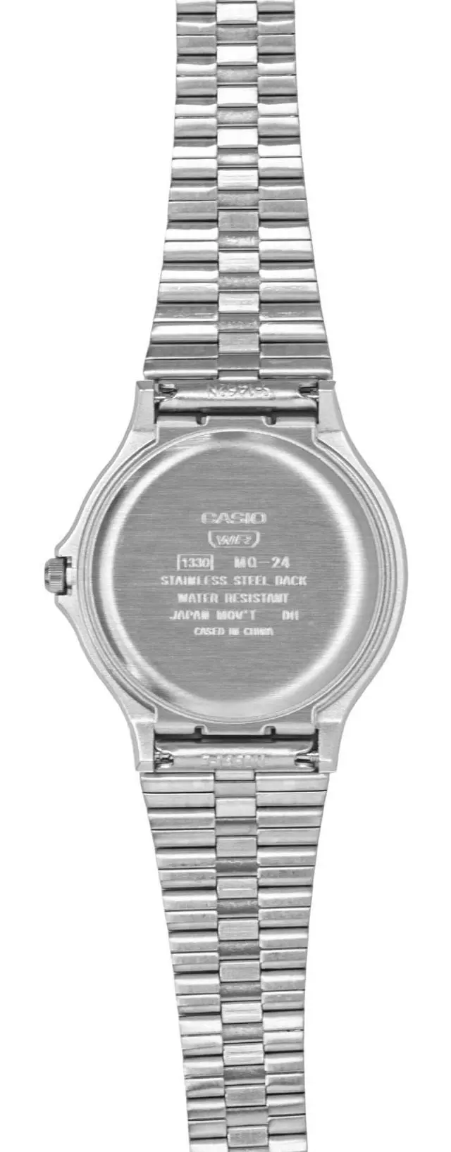 Alt view image 3 of 3 - Casio Analog Stainless Steel Silver Sunray Dial Quartz MQ-24DA-1A Unisex Watch