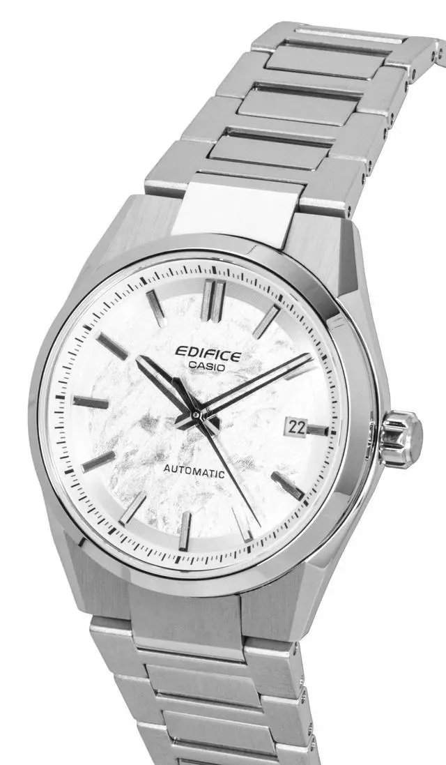 Alt view image 3 of 4 - Casio Edifice Analog Stainless Steel Silver Dial Automatic EFK-110D-7A 100M Men's Watch