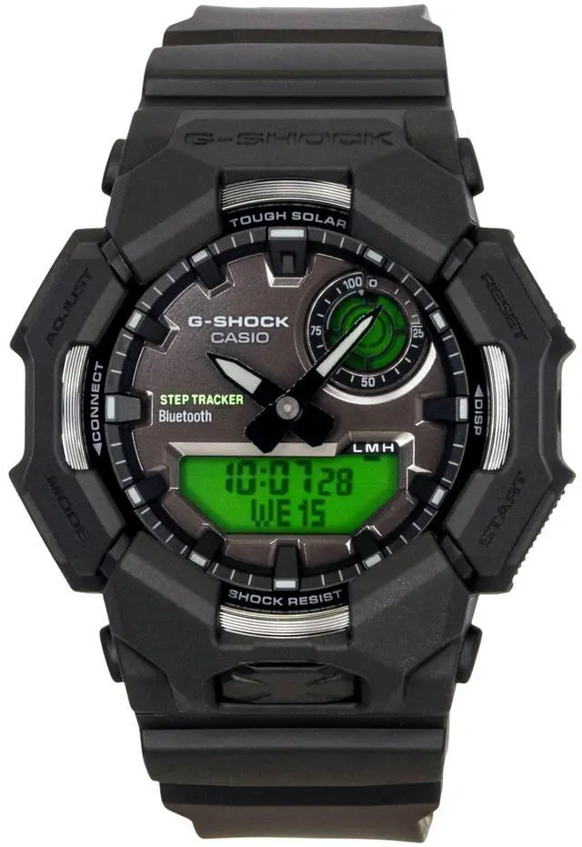 Alt view image 2 of 6 - Casio G-Shock GA-B010BEG-1A Tough Solar Analog Digital Black Green Mens Watch
