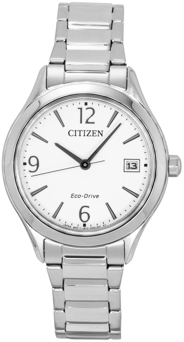 Main image of Citizen Elegance White Dial Stainless Steel Eco-Drive FE6121-67A Women's Watch