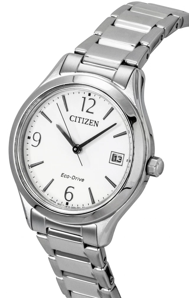 Alt view image 2 of 6 - Citizen Elegance White Dial Stainless Steel Eco-Drive FE6121-67A Women's Watch