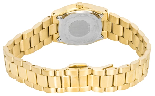 Alt view image 4 of 7 - Bulova Super Seville Mini Gold Tone Stainless Steel Silver Dial Quartz 97L189 Women's Watch
