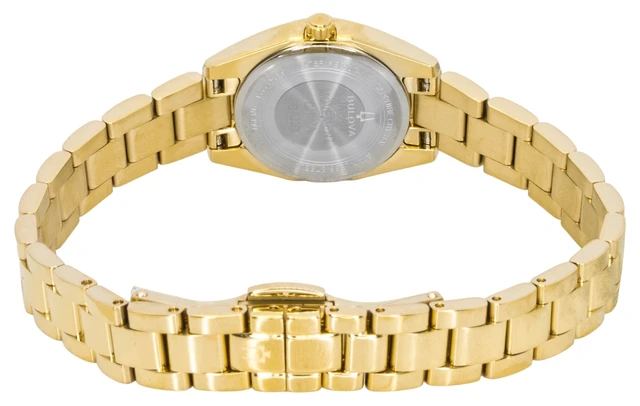 Alt view image 4 of 7 - Bulova Surveyor Gold Tone Stainless Steel White Dial Quartz 97L190 Women's Watch