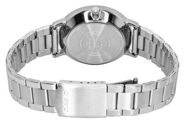 Alt view image 3 of 6 - Casio Analog Stainless Steel White Dial Quartz MTP-VT05D-7E Men's Watch