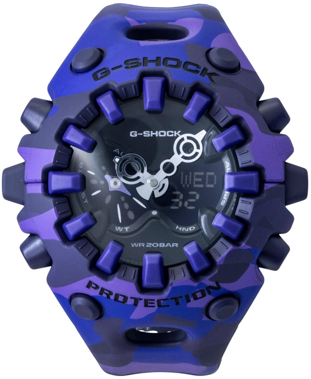 Main image of Casio G-Shock Analog Digital Resin Strap Black Dial Quartz GA-V01CMG-6A 200M Men's Watch