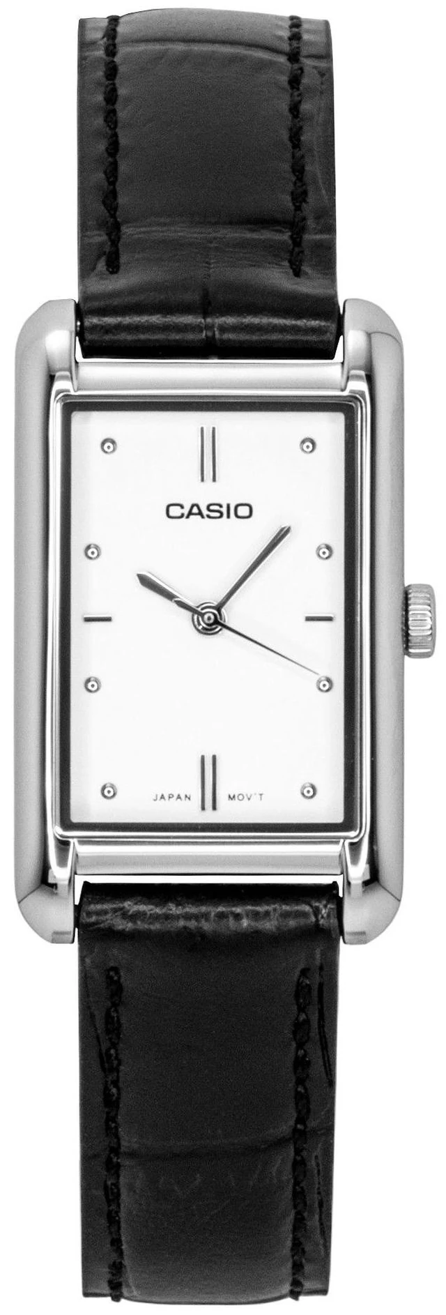 Main image of Casio Analog Leather Strap Silver Dial Quartz LTP-B171L-7A1 Women's Watch