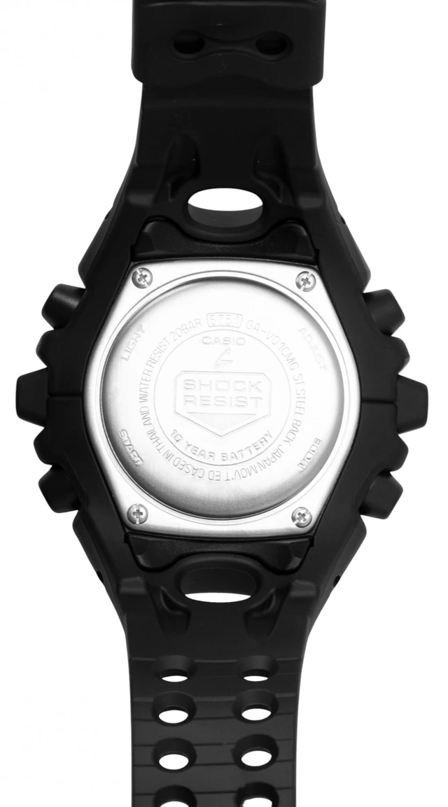 Alt view image 5 of 6 - Casio G-Shock Analog Digital Resin Strap Black Dial Quartz GA-V01CMG-3A 200M Men's Watch