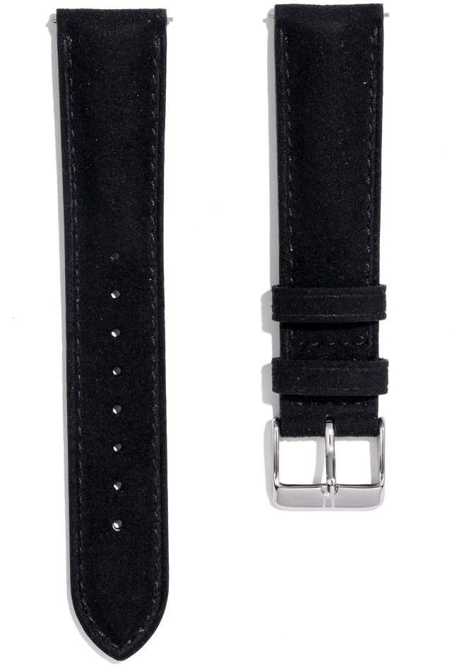 Main image of Ratio Alcantara Black RS-LS-I134001-BLK 20x18 Watch Strap