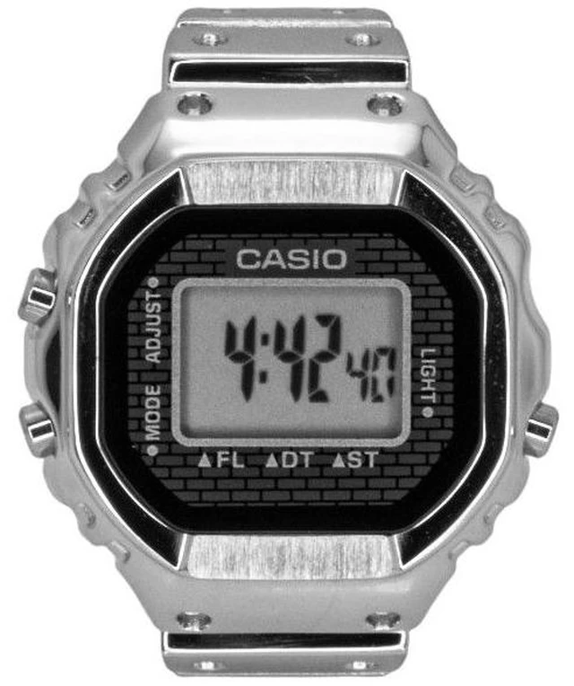 Main image of Casio Digital 50th Anniversary Stainless Steel Quartz CRW-001-1 Unisex Ring Watch