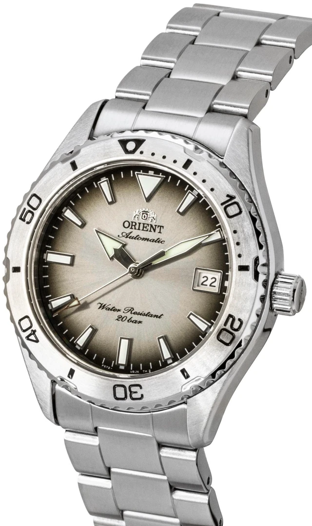 Alt view image 3 of 7 - Orient Mako Sport Limited Edition Grey Dial Automatic Diver's RA-AC0Q16N 200M Men's Watch
