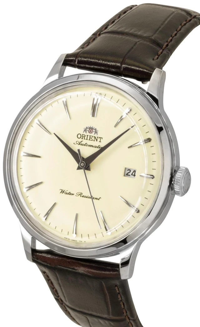 Alt view image 2 of 6 - Orient Classic Bambino Leather Strap Ivory Dial Automatic RA-AC0033Y Men's Watch