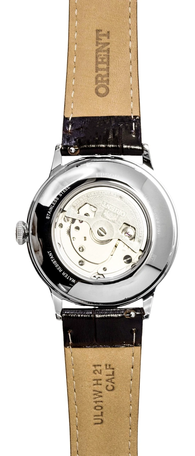 Alt view image 3 of 6 - Orient Classic Bambino Leather Strap Green Dial Automatic RA-AC0029E Men's Watch