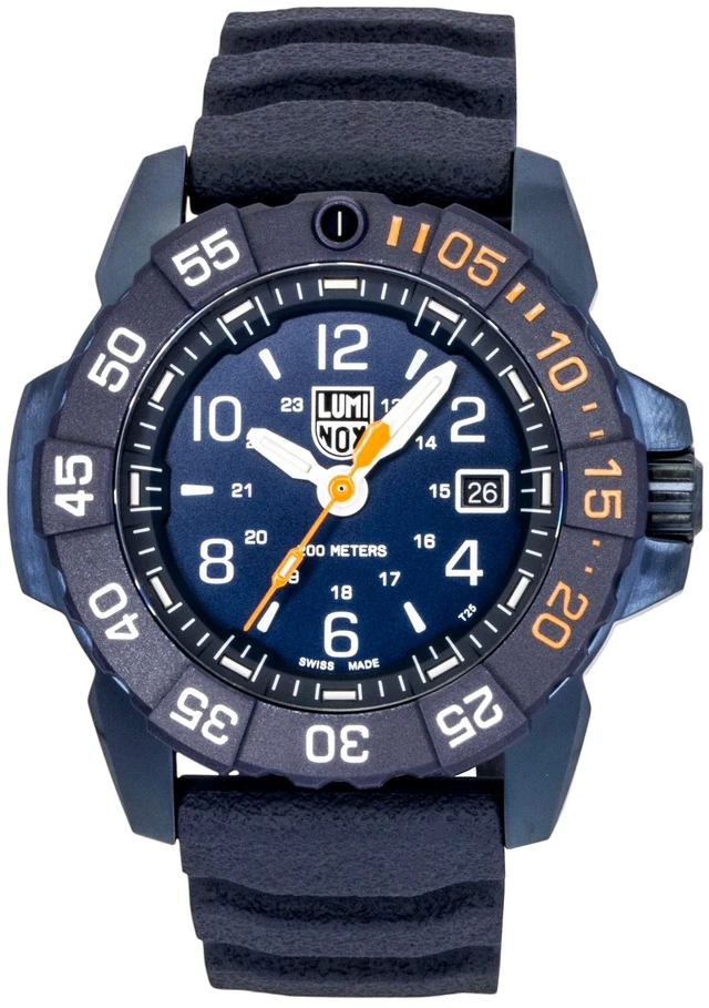 Main image of Luminox Navy Seal Rubber Strap Blue Dial Quartz Diver's XS.3253.CB.NSF.2 200M Men's Watch