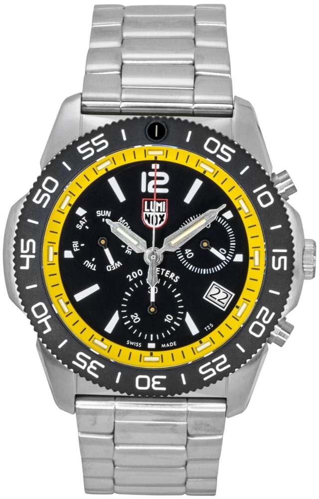Main image of Luminox Pacific Diver Chronograph Stainless Steel Black Dial Quartz Diver's XS.3145.M 200M Men's Watch