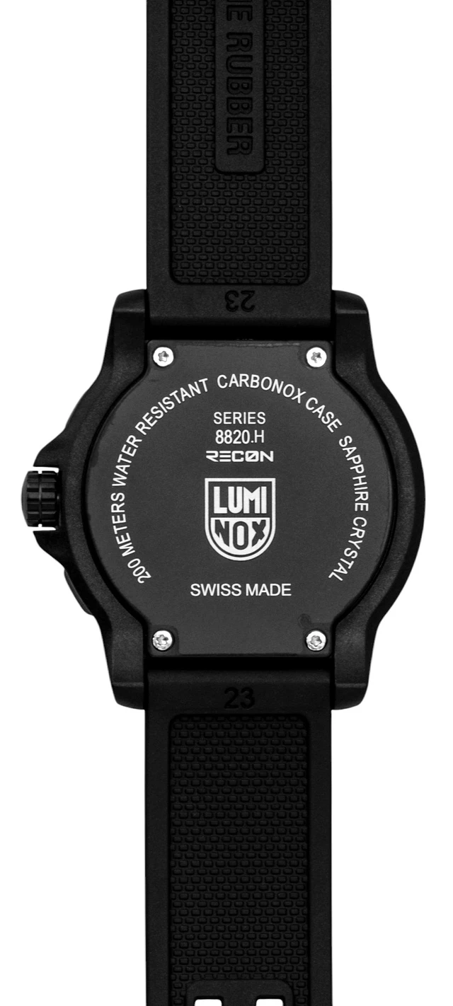 Alt view image 4 of 7 - Luminox Atacama Field Rubber Strap Black Dial Quartz XL.8825.H.2 100M Men's Watch