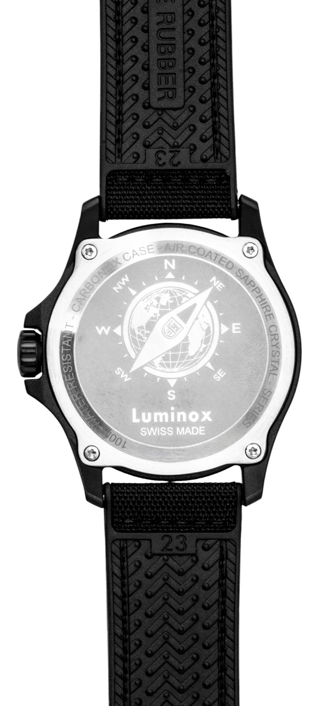 Alt view image 4 of 7 - Luminox Atacama Field Rubber Strap Black Dial Quartz XL.1970.2 100M Men's Watch