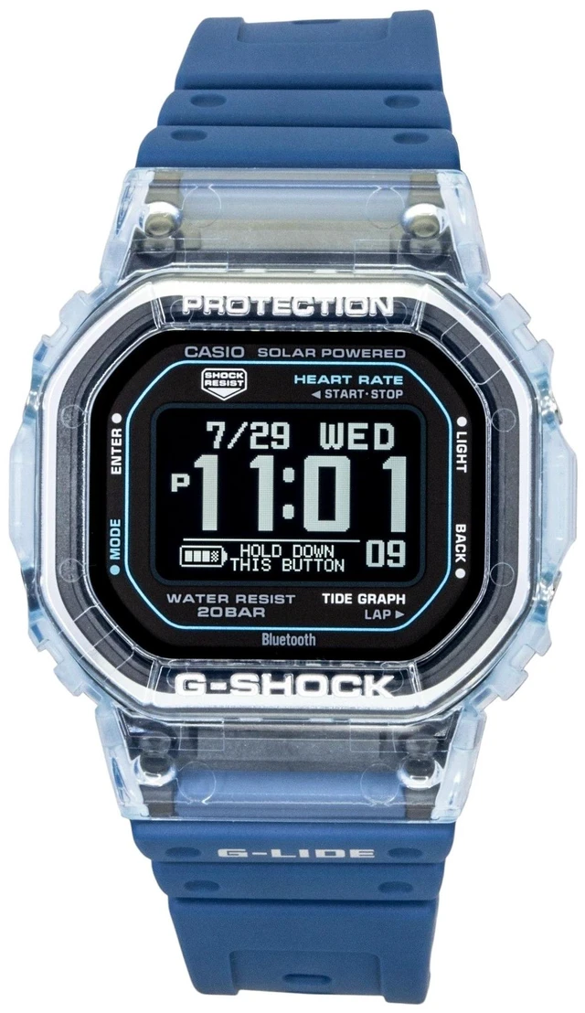 Main image of Casio G-Shock G-Lide Smartphone Link Digital Bio-Based Resin Strap Solar GBX-H5600-2 200M Men's Watch
