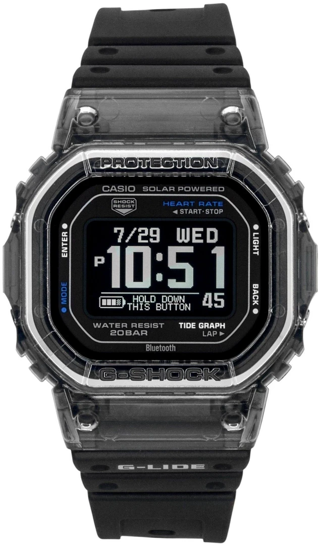 Main image of Casio G-Shock G-Lide Smartphone Link Digital Bio-Based Resin Strap Solar GBX-H5600-1 200M Men's Watch