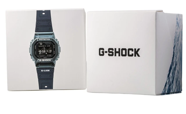 Alt view image 5 of 7 - Casio G-Shock G-Lide Smartphone Link Digital Bio-Based Resin Strap Solar GBX-H5600-2 200M Men's Watch
