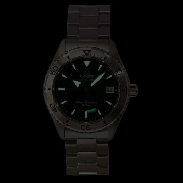 Alt view image 2 of 7 - Orient Mako Sport Stainless Steel Blue Dial Automatic Diver's RA-AC0Q14L 200M Men's Watch