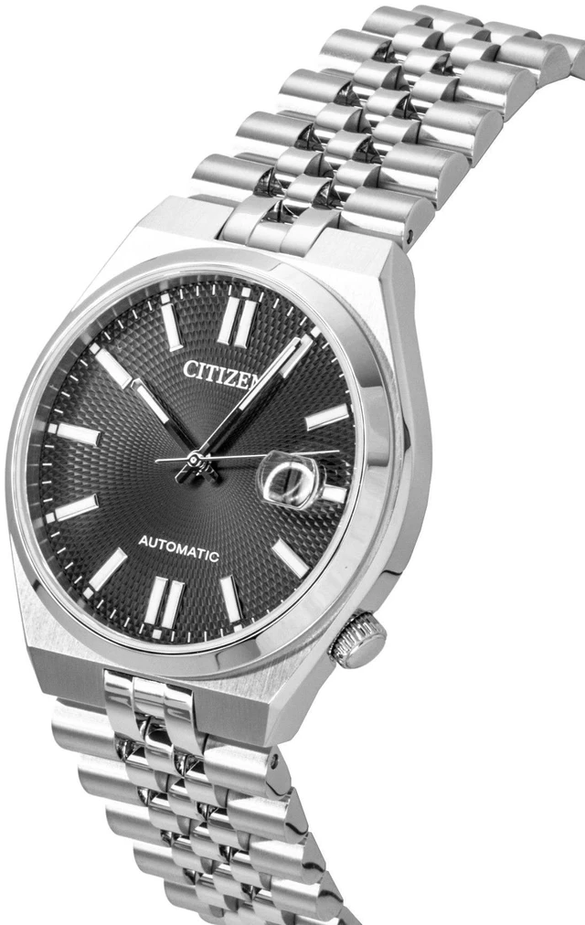 Alt view image 6 of 7 - Citizen Tsuyosa 60 Stainless Steel Black Dial Automatic NK0020-55E Mens Watch
