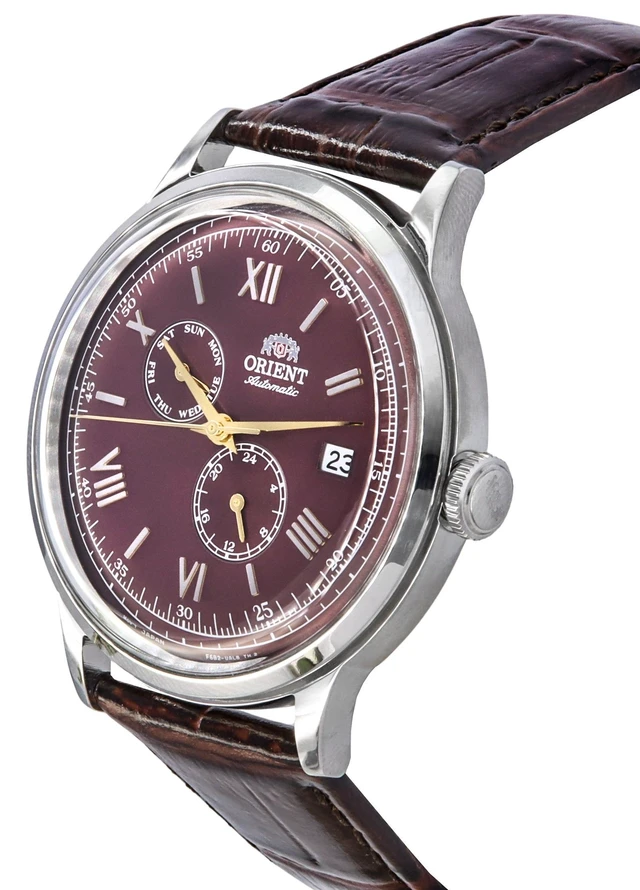 Alt view image 2 of 3 - Orient Bambino 9 GMT Automatic Men's Watch RA-AK0705R10B RA-AK0705R30B