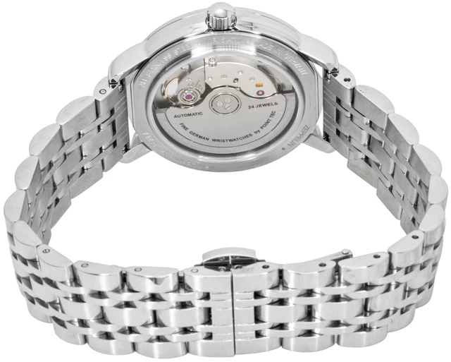 Alt view image 3 of 3 - Zeppelin Friedrichshafen Stainless Steel Pink Dial Automatic 8569M5 Women's Watch