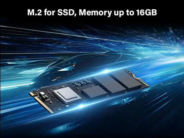 Alt view image 4 of 7 - Maxtang Mini PC AMD Ryzen 3020E (up to 2.6 GHz) DDR4 M.2 SATA3.0 Small Form Factor Desktop Computer Support 4K UHD, WiFi/BT, Home Server, Office, Business 16GB RAM / 512GB SSD Windows 10