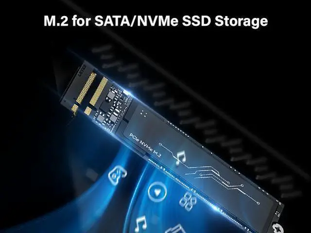 Alt view image 2 of 7 - Maxtang Mini PC Intel N5095 16GB[8GB*2] DDR4 Ram 512GB m.2 SSD Dual HDMI 4K UHD/Gigabit Ethernet/ M.2 for WiFi/BT mini computer for Business Home Office Windows 10 home
