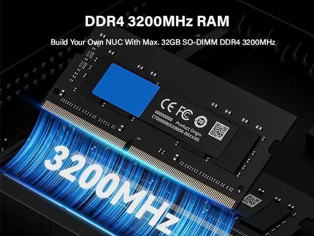 Alt view image 3 of 7 - Maxtang Mini PC Intel N5095 16GB[8GB*2] DDR4 Ram 512GB m.2 SSD Dual HDMI 4K UHD/Gigabit Ethernet/ M.2 for WiFi/BT mini computer for Business Home Office Windows 10 home