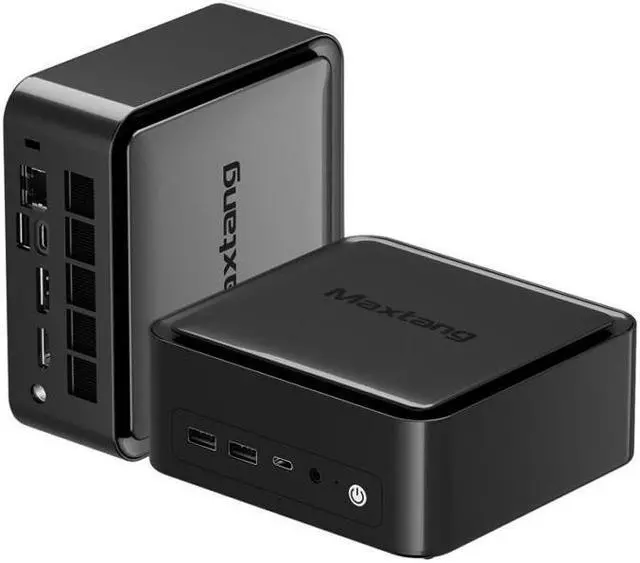 Main image of Maxtang Mini PC Gaming Ryzen 8845HS [up to 5.1GHz] DDR5 5600MHz [up to 96GB] Ram M.2 2280 NVMe Quiet Mini Desktop Computer USBC4 LAN [2.5GbE] Security Lock Gray 32GB RAM / 1TB NVME SSD Windows 11 pro