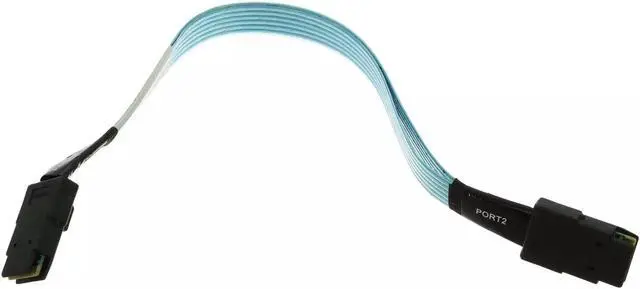 Alt view image 3 of 3 - HPE 843306-001 AROC/H240 Port2 Mini-SAS Cable Assembly 839760-001