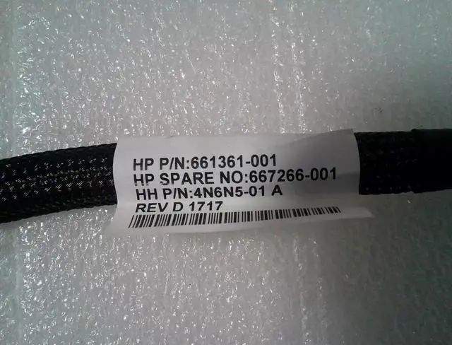 Alt view image 3 of 3 - HP 661361-001 Hard Drive Backplane Power Cable Connector 667266-001