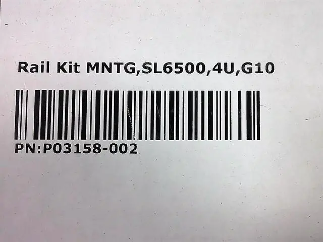 Alt view image 4 of 4 - HP P03158-002 SL6500 Gen10 4U Rackmount Rail Kit