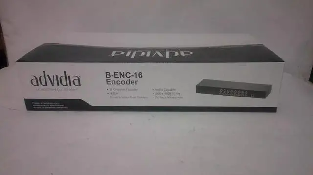 Main image of Advidia Panasonic H.264 16CH Video Inputs Encoder B-ENC-16 Supports