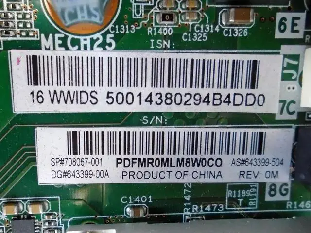 Alt view image 4 of 4 - HP 708067-001 ProLiant BL680c G7 A Side Server System Board