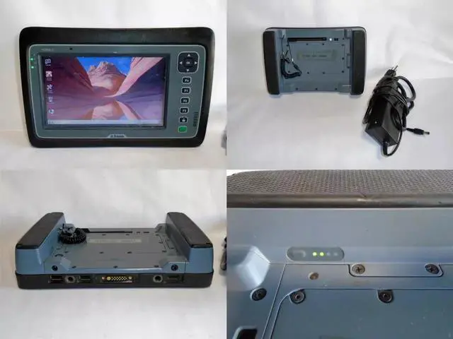 Alt view image 3 of 3 - Trimble YUMA 2 Rugged Tablet Atom N2600 1.6GHz 4GB/128GB w/ Batt, AC Adapter (Gray)