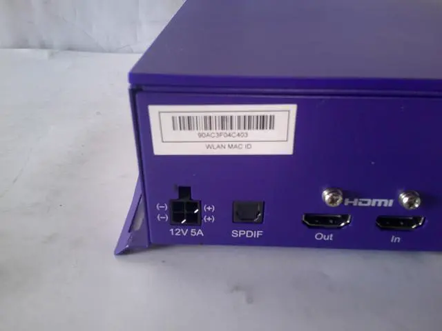 Alt view image 3 of 5 - Brightsign 4K Digital Signage Media Player Purple 4K1142-WW