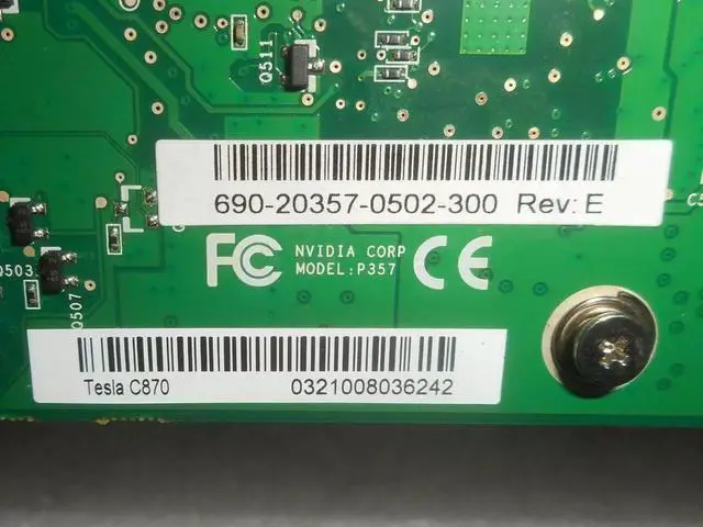 Alt view image 4 of 5 - Nvidia Tesla C870 690-20357-0502-300 1.5GB GDDR3 GPU Computing Processor Board