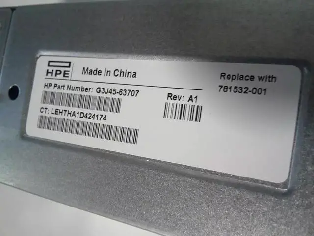 Alt view image 5 of 5 - HPE SV3200 3PAR9000 Fan G3J45-63707 781532-001