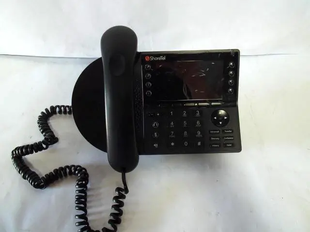 Alt view image 2 of 6 - ShoreTel IP485G Color Display Multi-Line VoIP Business Office Phone