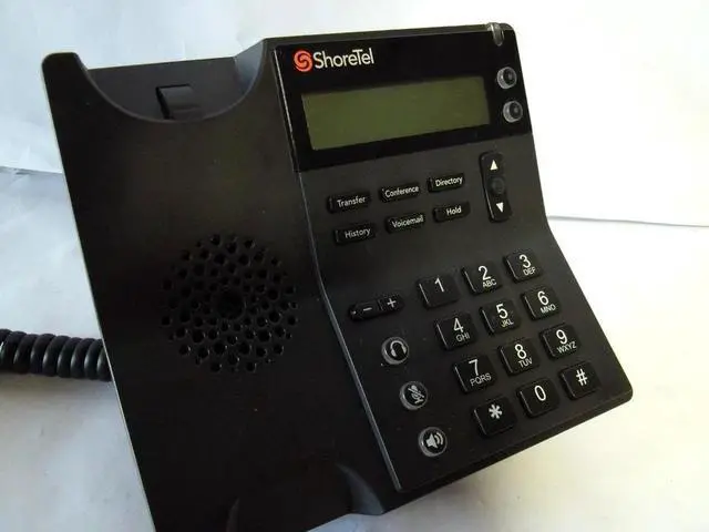 Alt view image 4 of 4 - ShoreTel IP420G Gigabit VoIP Business Phone  2-Line Display