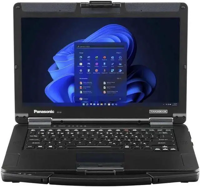 Alt view image 3 of 5 - Panasonic Toughbook FZ-55 MK3, FZ-55J2601BM, 14" FHD Multi-Touch, Intel Core i5-1345U, 16GB, 512GB OPAL SSD, Infrared Webcam, 4G LTE, Windows 11 Pro