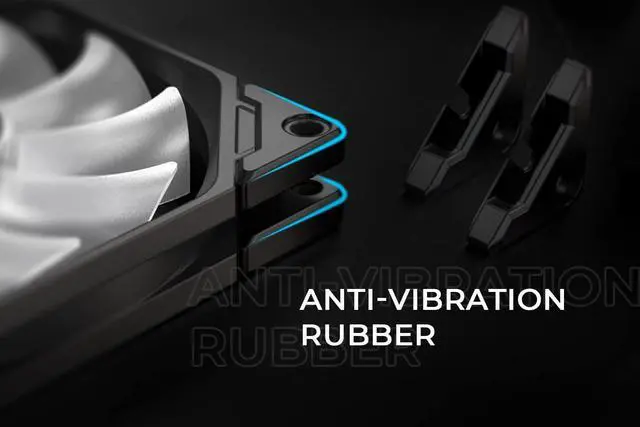 Alt view image 4 of 7 - ID-COOLING TF-9215 ARGB Case Fan 15mm Thickness PWM Fan 5V 3 PIN ARGB Fan Slim Fan for Radiator/CPU Cooler/Computer Case ARGB 3 Packs