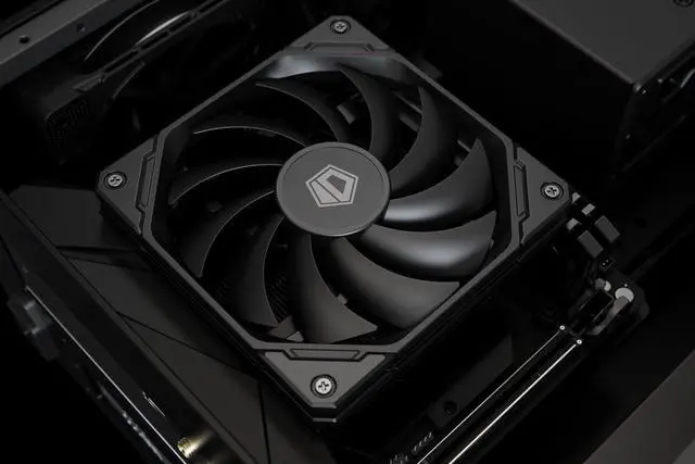 Alt view image 6 of 7 - ID-COOLING IS-67-XT Black 67mm Height Low Profile CPU Cooler 6 Heatpipes CPU Air Cooler for HTPCs, ITX, and Small Form Factor Builds, 120x15mm Slim Fan, Support Intel LGA1700/1200/115X, AMD AM5/AM4